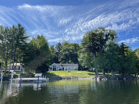 View of house from kayak
