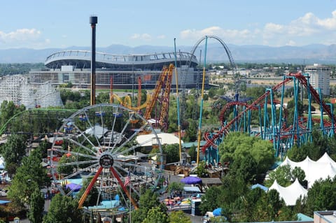 Ride some rollercoasters at Elitch Theme & Water Park!