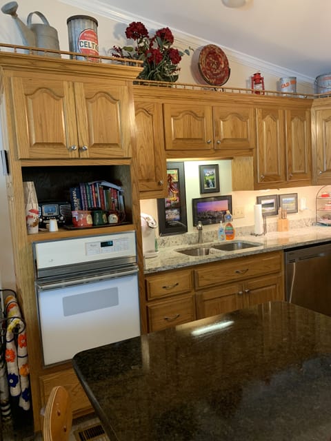 Second oven in kitchen