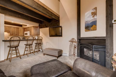 tv and counter top bar