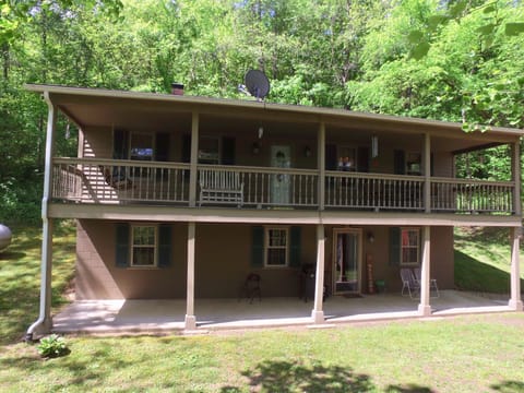 Full length porches on both levels