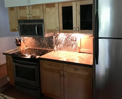 Kitchen has what most folks need to make their favorites.