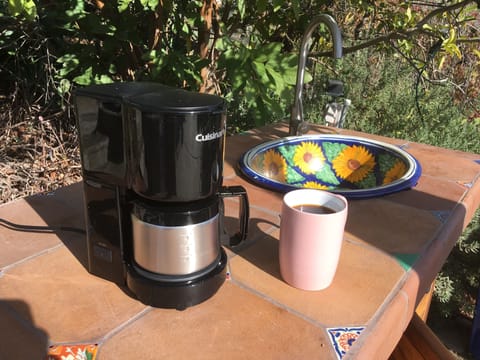 Coffee maker (filters also provided)