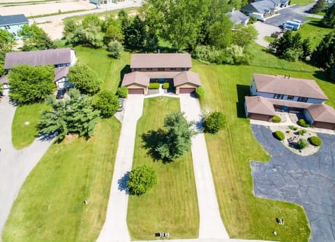 Aerial view of property