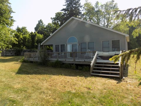 Back view of the cottage