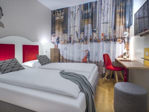 Double room - JUFA Hotel Salzburg City**** House in Salzburg
