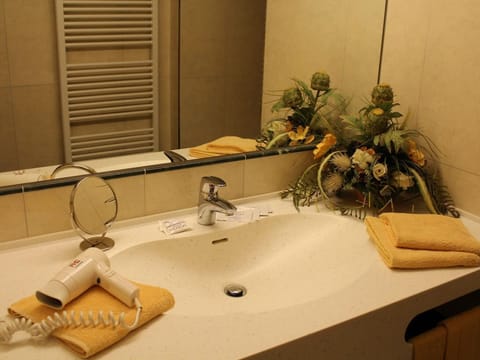 Double room with shower or Bathroom, toilet - Airporthotel Salzburg House in Salzburg