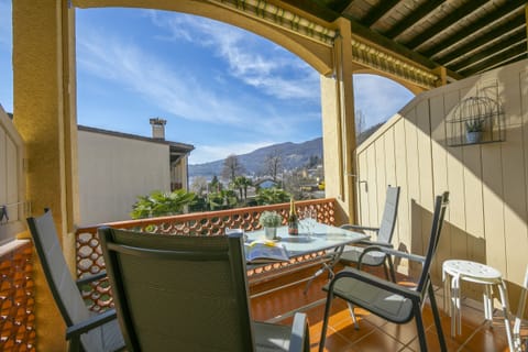 Terrace with lake view