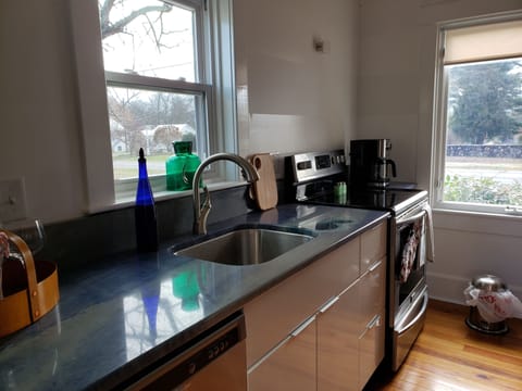Full size appliances in kitchen
