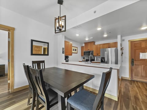 Dining room open to kitchen.