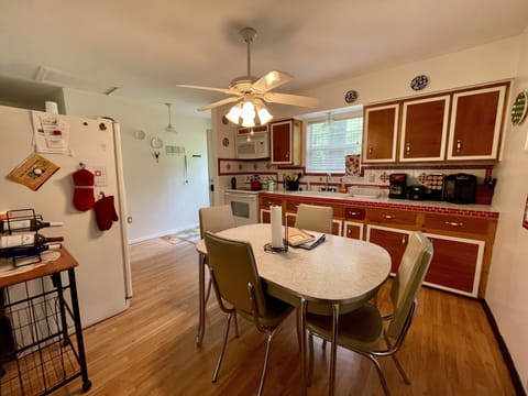Fully stocked kitchen