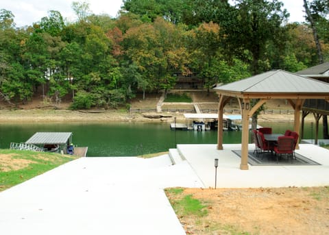 boat ramp and shared pavilion 