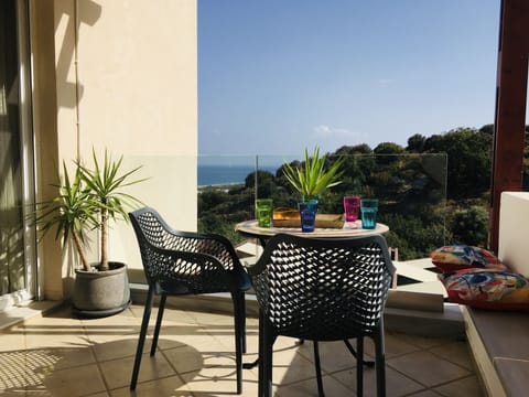 Enjoy the views from the balcony - day and night!