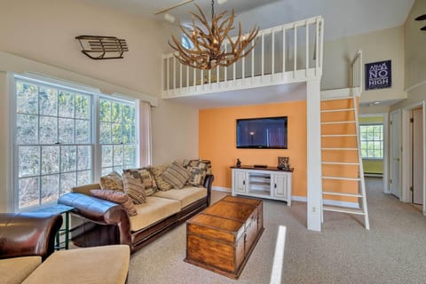 Windham Vacation Rental | 2BR | 1BA | 900 Sq Ft | Stairs Required to Access