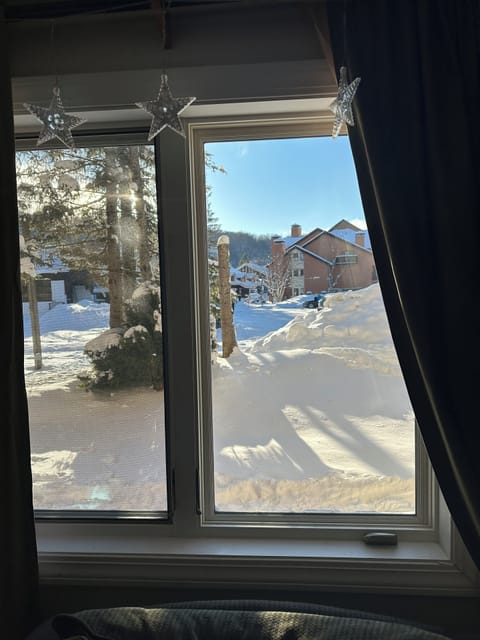 Living room view - chair lift about 30 feet away!