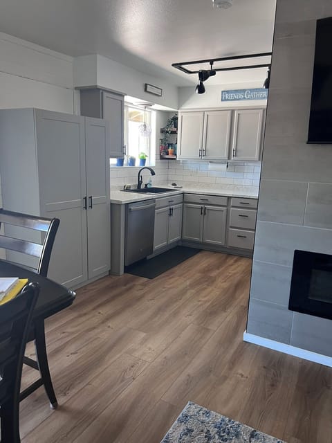 Kitchen view from living room