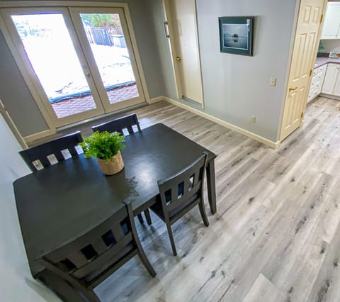 Off the First Floor of the Kitchen & Dining Area.