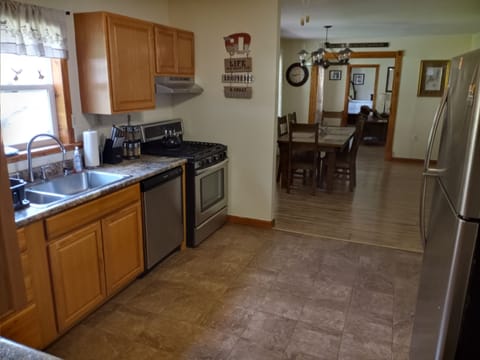 Feel at home cooking here.  We even have a crockpot!  Cook together!