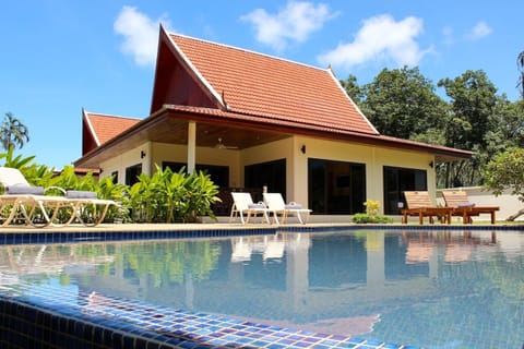 Thai style villa, with a private pool, sleeping six