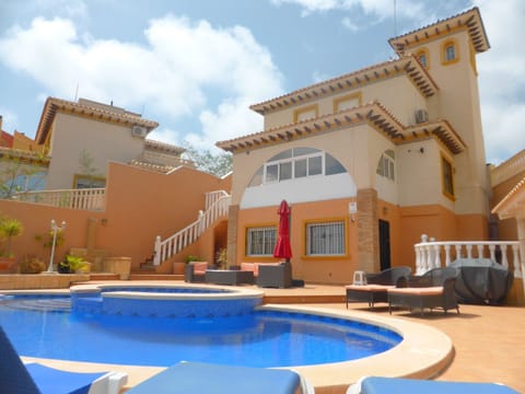 Villa & pool area