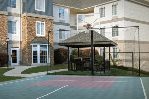 Shoot some hoops or unwind in the gazebo overlooking the basketball court, perfect for sunny afternoons.