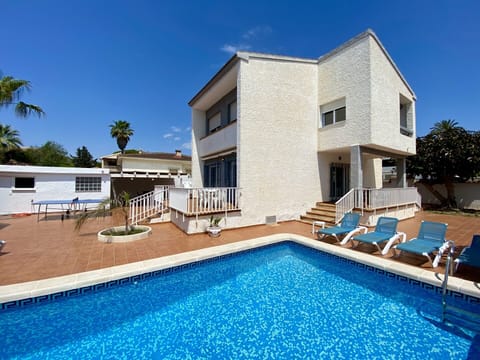 Villa & Private Pool . The Pool is 8 meters x 4 Meters  