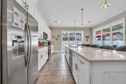 With Nice Stainless Steel Appliances, Keurig and Standard Coffee Maker