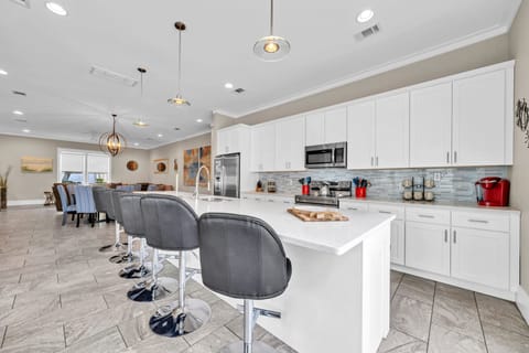 1st Floor Well Appointed Kitchen with Eat in Kitchen Bar