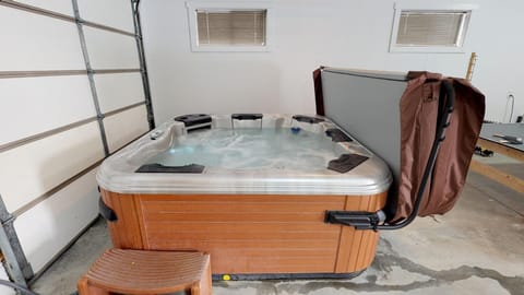 Another amenity offered in this cabin is the great hot tub you can enjoy here.