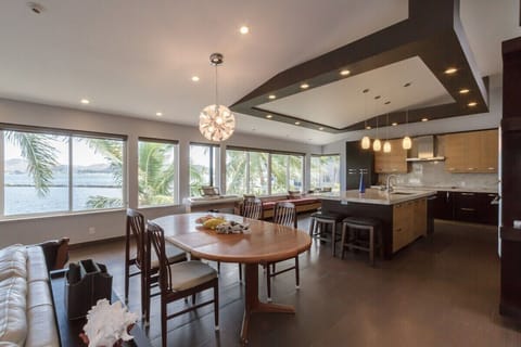 Dining and kitchen area.