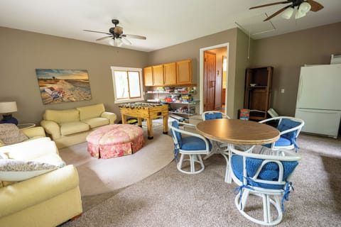 Game room with additional refrigerator/freezer 