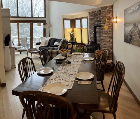 Dining table for seating up to 10
