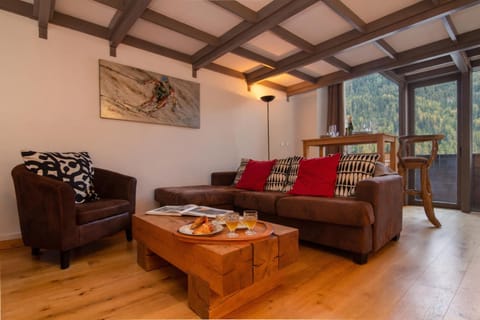 Modern open plan duplex with a private balcony