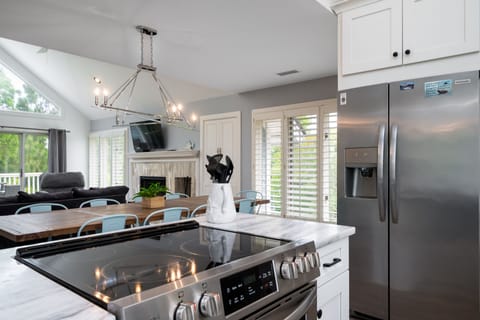 Open to dining and living areas