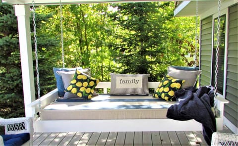 Enjoy napping and reading the afternoon away on the porch swing.
