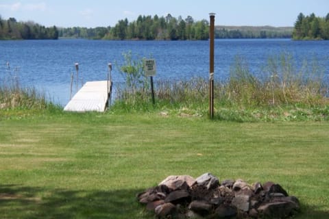 40 ft. private pier with electric outlet for charging boat batteries