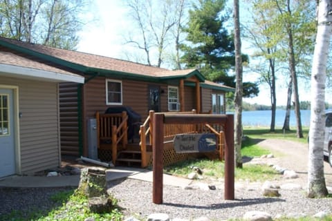 Side Porch with Large Weber Gas Grill