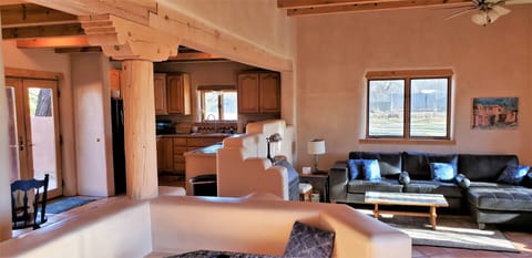 Kitchen & Living Room viewed from Dining Room