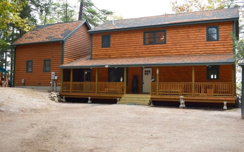 Street view of cabin.