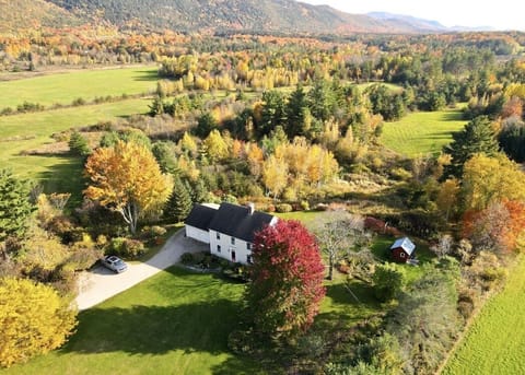 Drone photo of our property.
