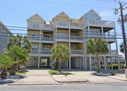 Beach home is the middle unit (4 floors)