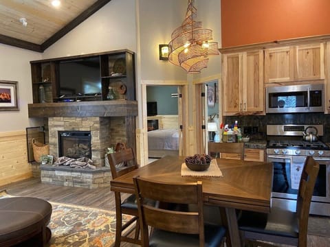 Dining Room with Living Room area.  View #1