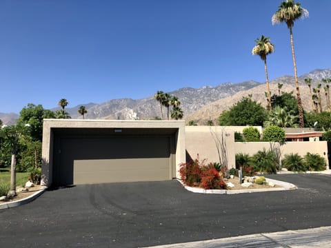 Home with attached double car garage