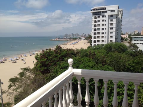 From our balcony overlooking Chipipe Beach and the Salinas Yacht Club. 