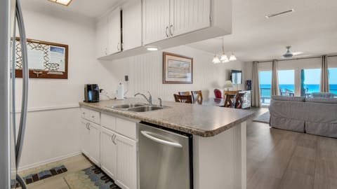 Blue Nine 3 Kitchen with Gulf View