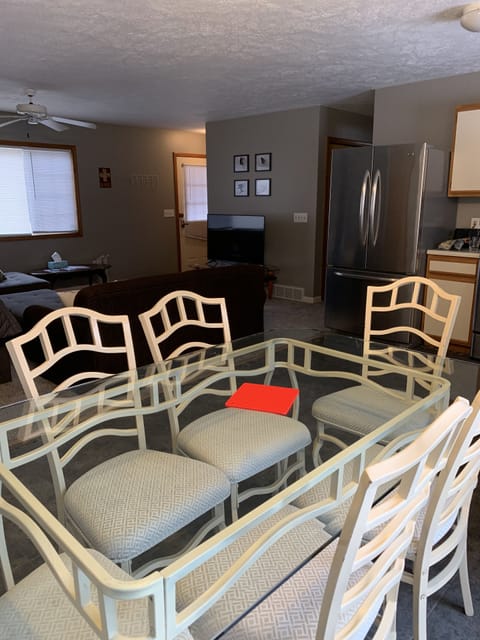 Enjoy your morning coffee here. Coffee provided! Back deck is right behind you