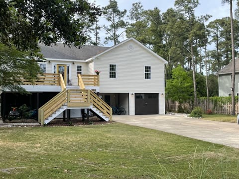 The guest suite is located on the lower level of the house with private entrance