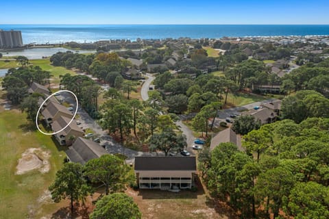 Aerial view of community