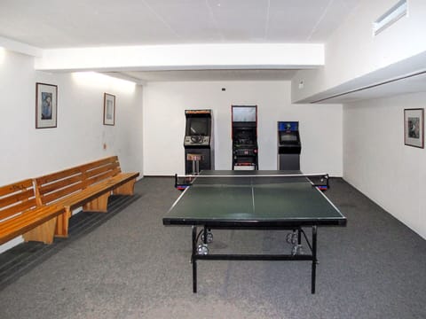 Table, Furniture, Building, Sports Equipment, Recreation Room, Table Tennis Racket, Hall, Wood, Ping Pong, Picture Frame