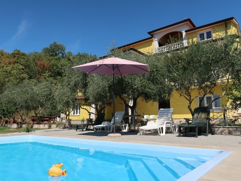 Water, Sky, Building, Plant, Property, Furniture, Swimming Pool, Azure, Shade, Umbrella